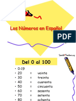 Los NuMeros en Español