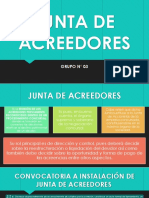 Junta de Acreedores 2