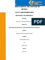 266979365 Antecedentes Historicos y Antecedentes Constitucionales de Las Politicas y Legislacion Educativa