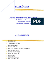 10 Aula - Alcaloides Total - Profª Jucei David