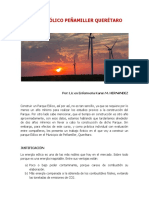 Parque Eólioco Peñamiller Querétaro PDF