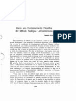 Ellacuria - para Uma Fundamentação Filosófica Do Método Teológico Latino-Americano