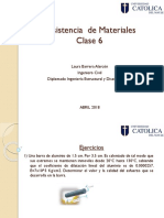 Resistencia de Materiales Clase 6