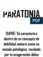 Paratonia