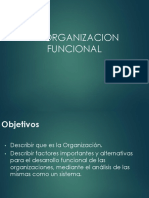 Organización funcional y factores clave