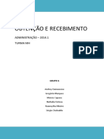 TRABALHO GRUPO 6 Administração Obtenção e Recebimento 2014.1