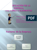 Clasificación de La Empresa, P.A