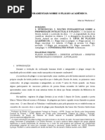 Artigo Plagio Academico Obra Prof Jose Oliveira Ascensao