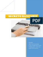 Monografía Secreto Bancario
