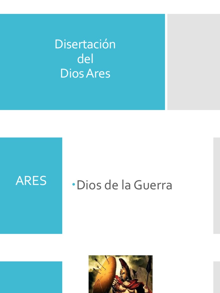 Ares: Dios Griego de la Guerra | PDF