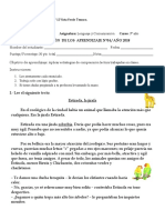 Evaluacion Sumativa 04 Lenguaje Comprension Lectora REPETICION