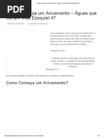 Como Começa Um Avivamento - Águas Que Geram Vida Ezequiel 47