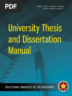 Download PUP University Thesis and Dissertation Manual With ISBN as of 080717 by Vea Abegail Garcia SN382497322 doc pdf