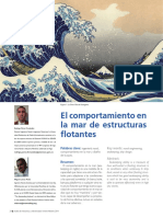 Lectura B - Comportamiento en La Mar de Estructuras Flotantes PDF
