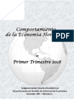 Comportamiento Economico Primer Trimestre 2018