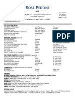 rose pedone resume 2018