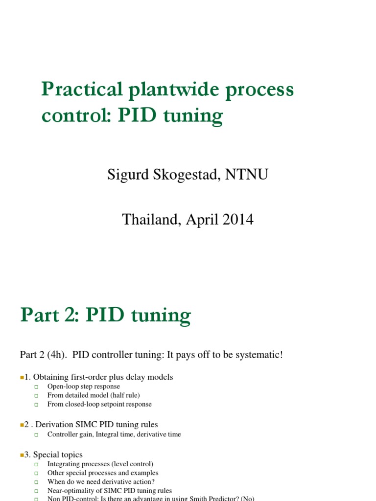 Industrial2 - PID | PDF | Control Theory | Systems Theory