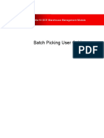Infor10 SCE - Batch Picking User Guide