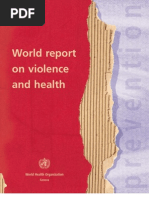 Download World Report on Violence and Health by Diplomado de Seguridad Ciudadana SN38250581 doc pdf
