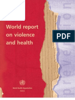World Report On Violence and Health