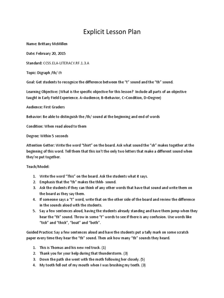 explicit-lesson-plan-pdf-lesson-plan-educational-psychology