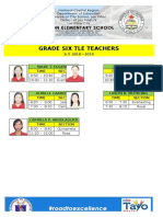 Teachers Schedule in Tle