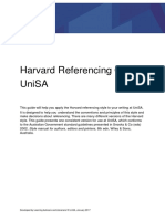 Harvard Referencing Guide Unisa: Developed by Learning Advisers and Librarians © Unisa, January 2017