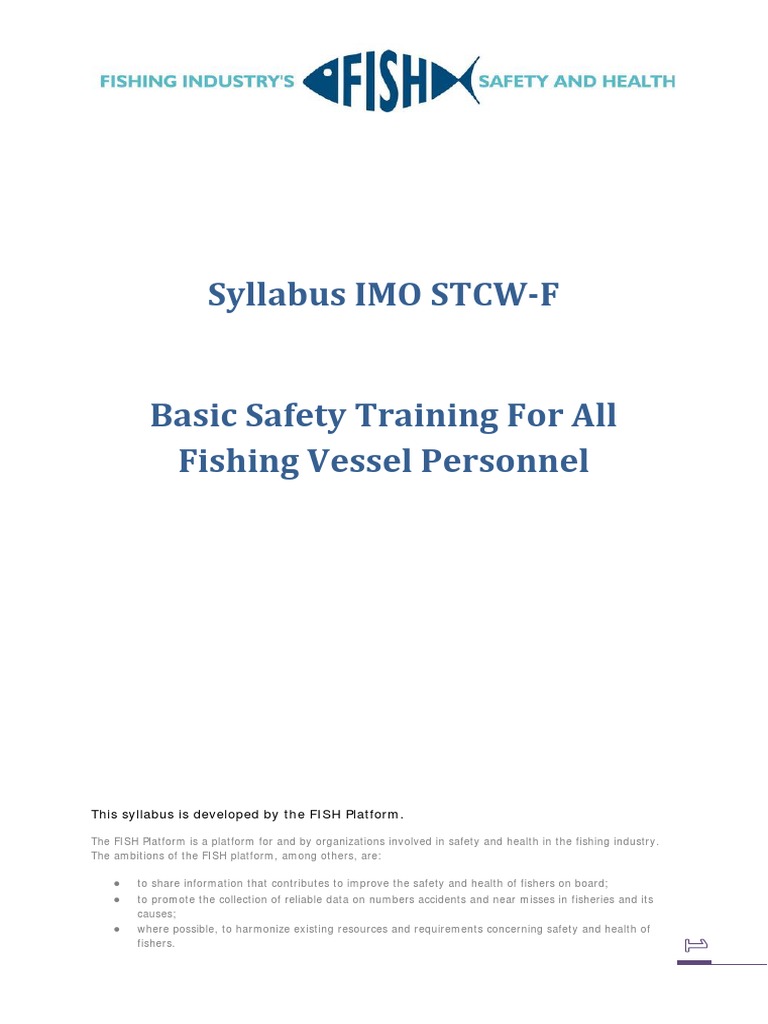 STCW-F Basic Safety Training Syllabus | PDF | Cardiopulmonary ...