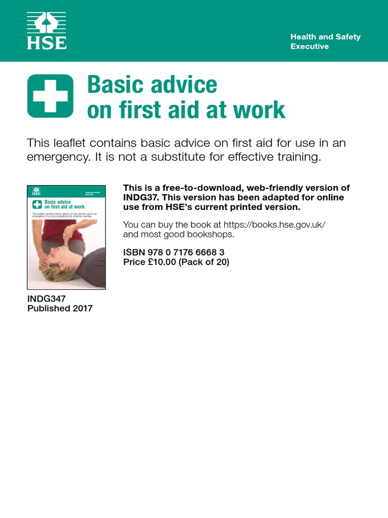 Basic Advice On First Aid at Work | PDF | Cardiopulmonary Resuscitation ...