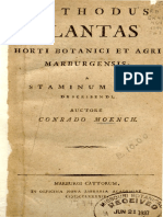 Methodus Plantas Horti Botanici Et Agri Marburgensis