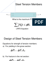 Design of Steel Tension Members