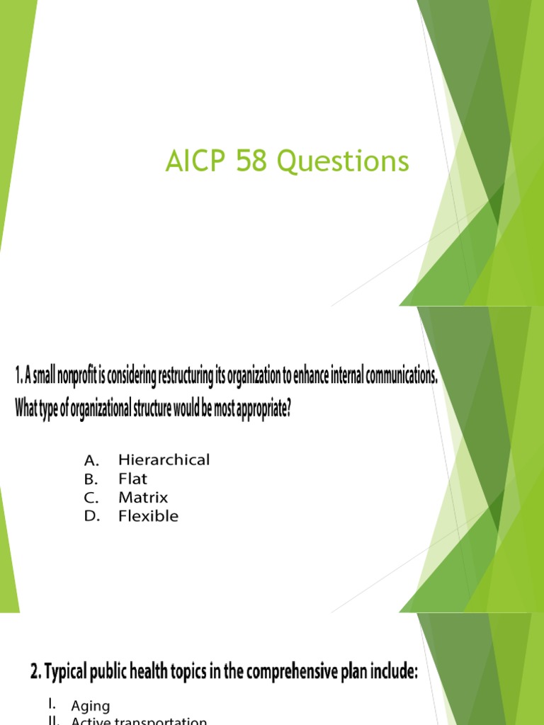 AICP Fragenpool