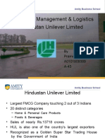 Distribution Management & Logistics Hindustan Unilever Limited