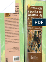 Metodologia y Practica Del Desarrollo de La Comunidad Tomo I PDF