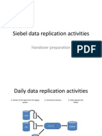 Siebel Data Replication Activities - Handover Prep - V4