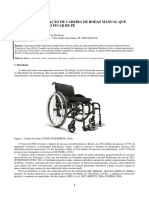 Projeto e Otimização de Cadeira de Rodas