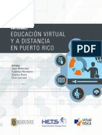 Informe Educacion Virtual y A Distancia en Puerto Rico PDF