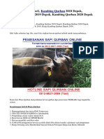 0812-9627-2689 (Tsel), Kambing Qurban 2018 Depok, Kambing Qurban 2019 Depok, Kambing Qurban 2020 Depok