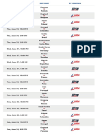 Fifa 2018 Schedule