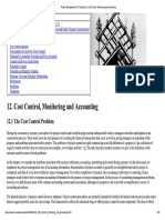 Project Management For Construction - Cost Control, Monitoring and Accounting
