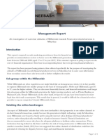 Millennials and Financial Products/Services in Mauritius: Management Report Final