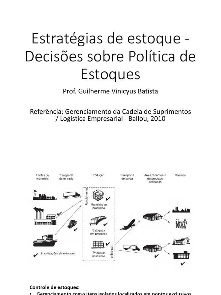 2 - Estratégia de Estoque - Decisões Sobre Política de Estoques | PDF ...