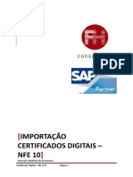 BASIS - NFE - Procedimento Importação Certificado Digital - NFe 10 0