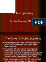 Public Speaking