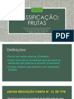 Classificação - Frutas