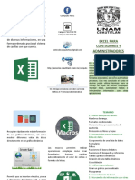 Triptico Excel para Contadores y Administradores