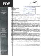 Carta a Embajada de Nicaragua