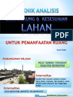 Teknik Analisis Kemampuan Lahan