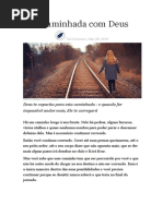 A Caminhada Com Deus