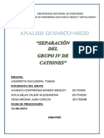 5 Informe GRUPO 4 CATIONES